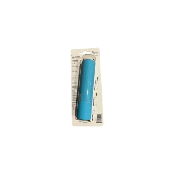 Flint Retractable Lint Roller Refillable Blue - Picture 1 of 4